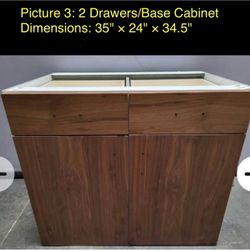 Base Cabinets with 2 drawers - NEW in the box