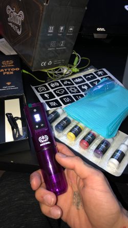 Portable Tattoo Machine With Full Kit 