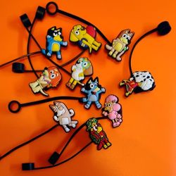 Bluey Straw Toppers NEW 