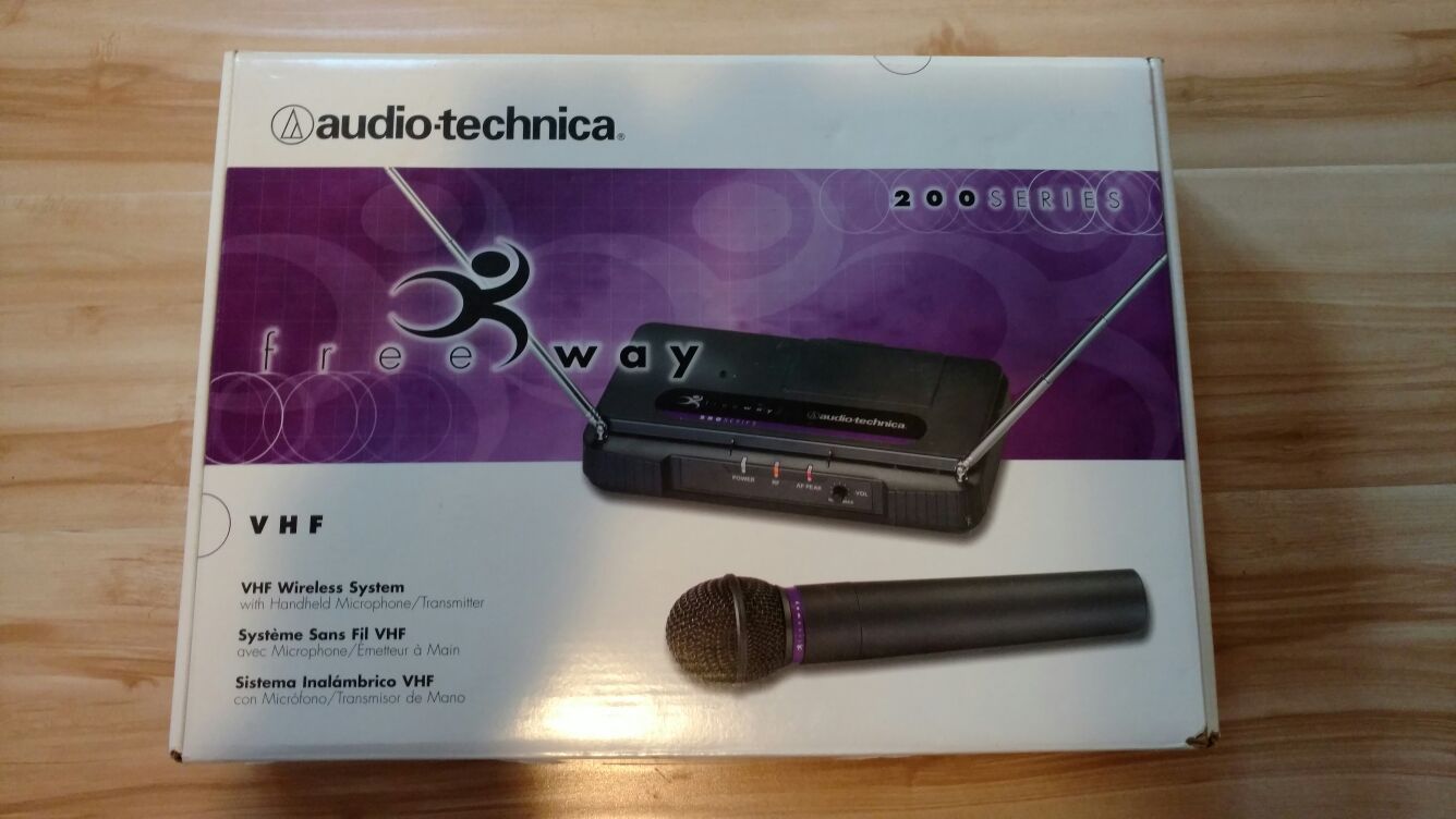 Audio-Technica 200 series Wireless VHF system microphone