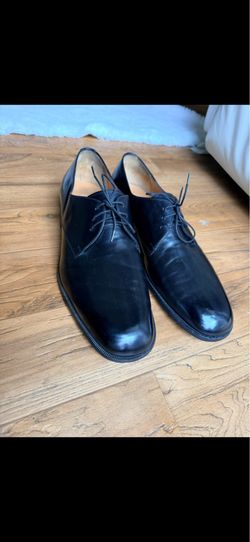 Ferragamo black men’s dress shoes