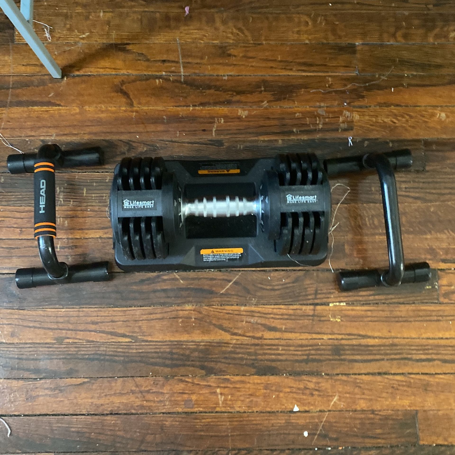 Adjustable Dumbbell And Push Up Bars