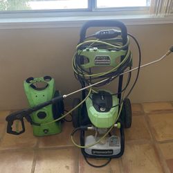 2 Pressure Washers For $100 Greenworks 2000 Psi