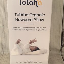Totaha Organic Newborn Pillow 2 Pack 