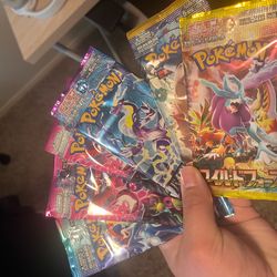 Japanese and Korean Pokemon packs