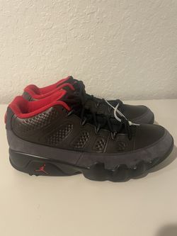 Nike Air Jordan 9 Retro Low Men's Size 10.5 Black Red Golf Shoes FJ5934-002