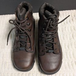 Hytest K12200 Inter Met Hiker Black Leather Comp Toe Work Boots shoes Men's 8M
