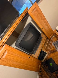 Wood Entertainment Center