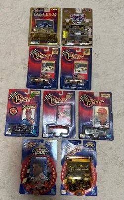 Vintage NASCAR Diecast Car Collection mix lot of 9 Cars Sealed