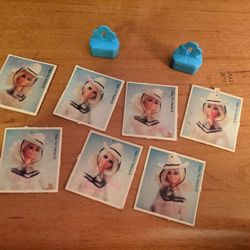 Vintage Western Barbie Autograph Pictures And Stamp Circa 1980