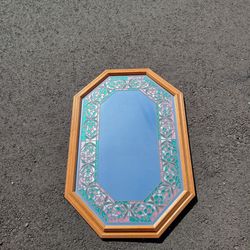 Wooden Frame Mirror 