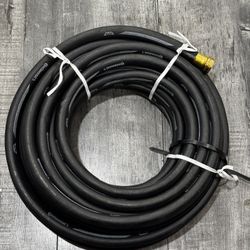 Continental 50 ft. Heavy-Duty Rubber Garden Hose commercial grade water hose long lasting 