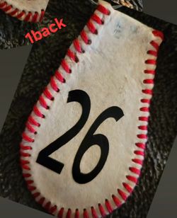 Baseball bag tags/keychains