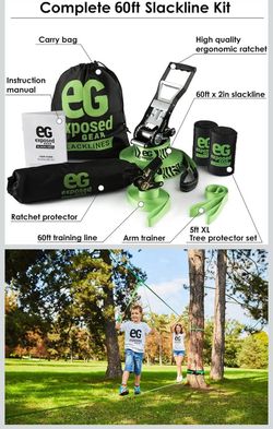 Slackline + Ninjline Obstacles