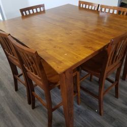 Counter Height Table With 8 Chairs