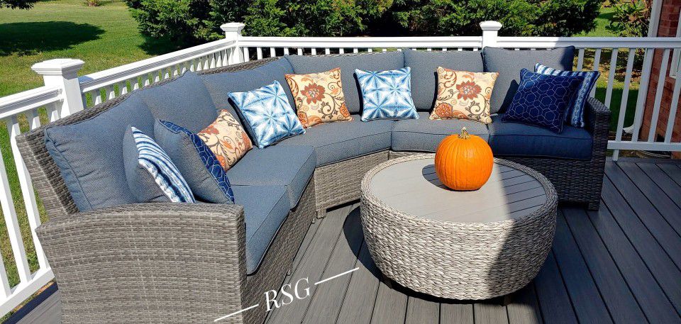 Outdoor Garden, Patio Furniture Set 👑$39 Down Payment with Financing ⭐ 90 Days same as cash