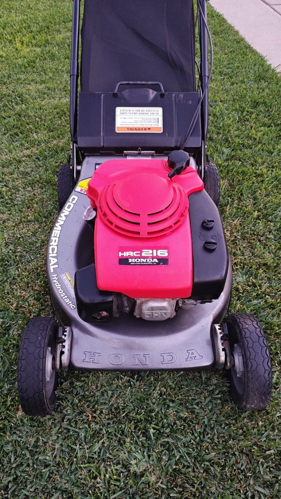 Walk Behind Honda Hrc216 Hydrostatic Transmission Honda HRC 216