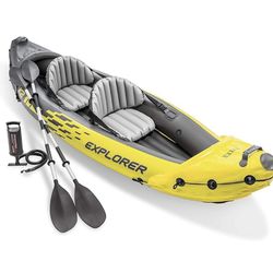 Intex Explorer Two Person Inflatable Kayak Set