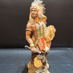 1998 Native American Figure by Genmore - Collectible Artwork