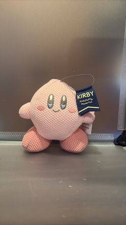 BK7552-5-inch "Kirby Hovering" Waffle Mesh plush toy by SK Japan