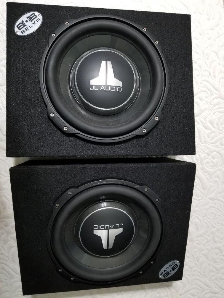 JL Audio subwoofer 12TW3-D4 shallow mount speaker