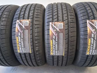 ( 4 TIRES  ) 235/55R17 BLACKHAWK