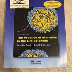 The Practice Of Statistics In The Life Sciences Book