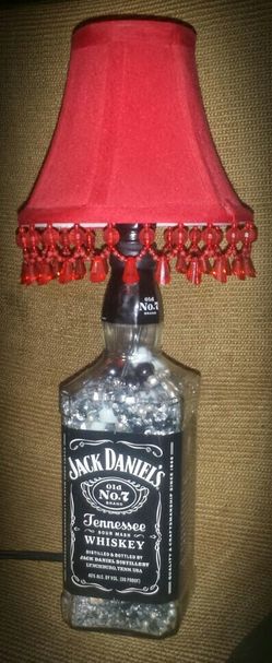 Jack Daniels bottle lamp