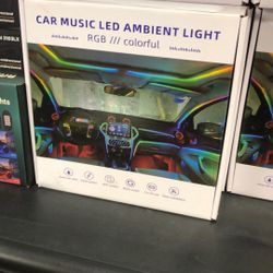Ambient Light Kit For Cars Installed 