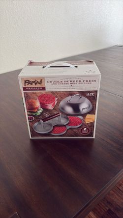 Double Burger Press Summer Grilling 