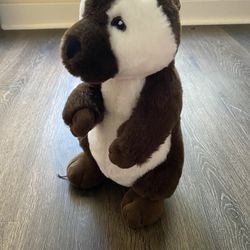 FAO Schwarz Planet Love 11" Brown Plush Otter Stuffed Animal