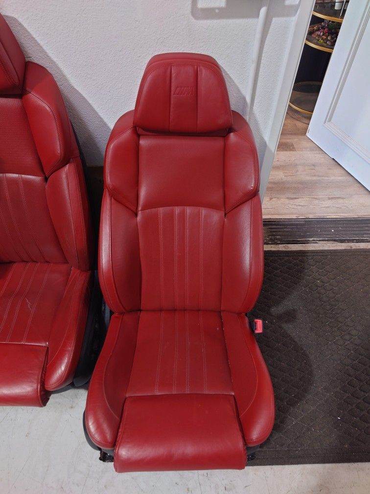 Bmw M5 F10 Red Interior Seats And Door Panels