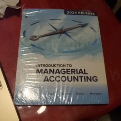 Introduction To Managerial Accounting