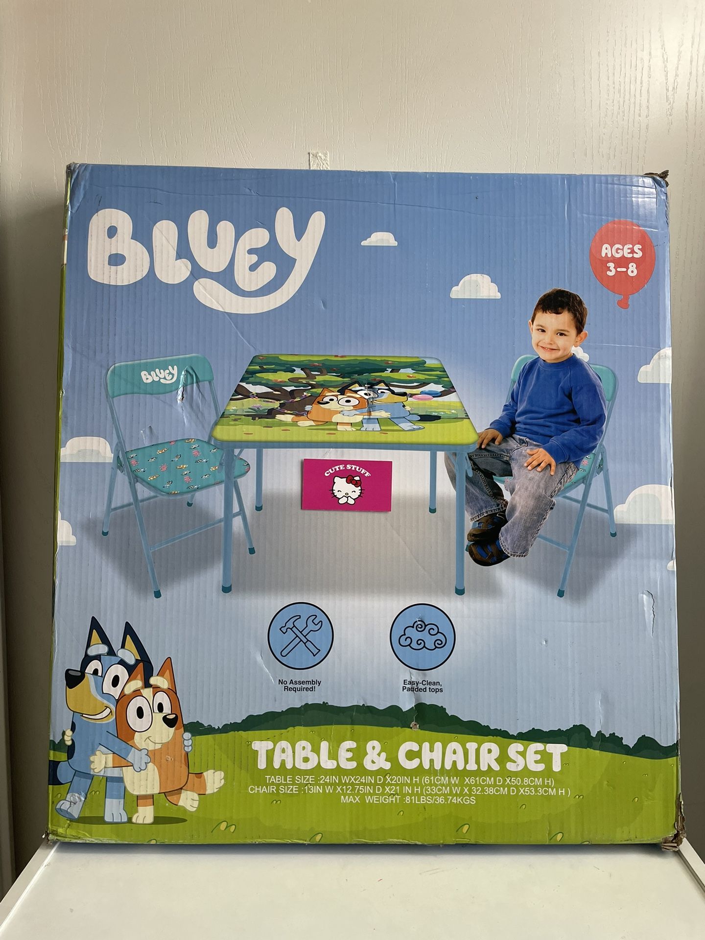 Bluey And Bingo Kids Table 6 AVAILABLE