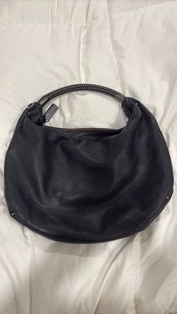 Beautiful Kenneth Cole NY no slouch studded hobo black leather bag