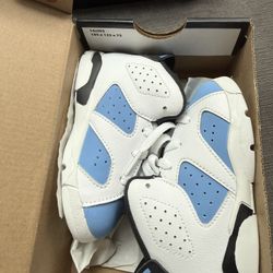 Jordan 6 UNC Toddler Size 7c New
