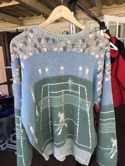 Knitted tennis sweater