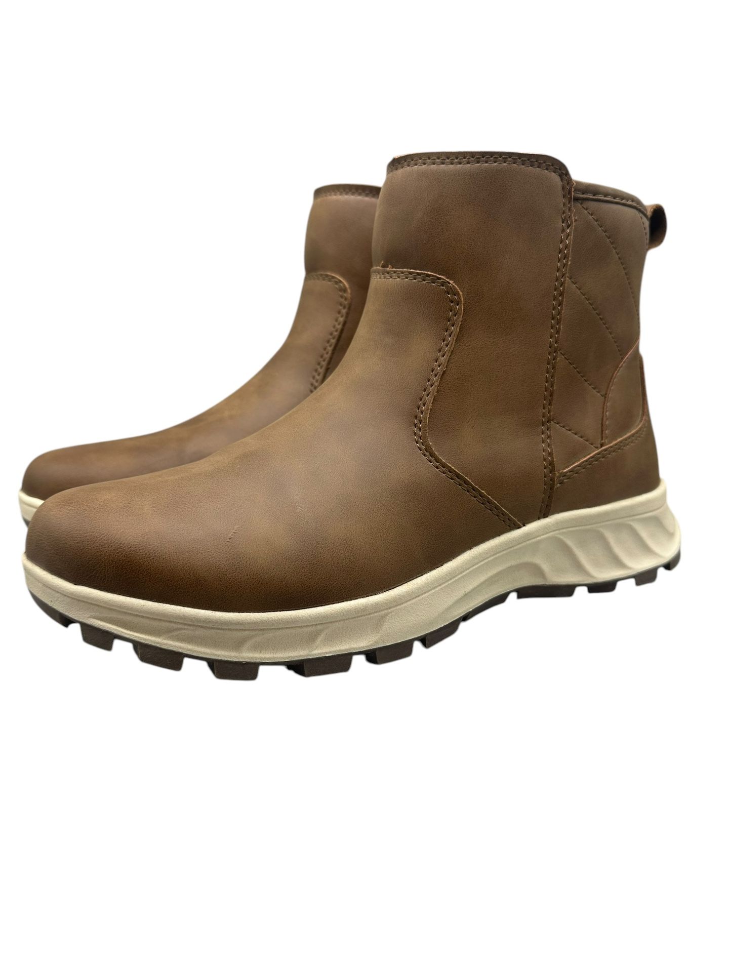 Khombu Womens Size 9M Sienna All Weather Fur Lined Brown Boots