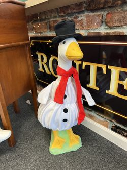 28 Inch Concrete Porch Goose 