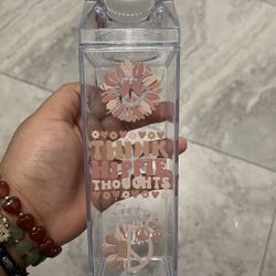 Think Hippie Thoughts Milk Carton Bottle 