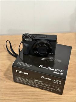 Canon G7X Mark III Camera