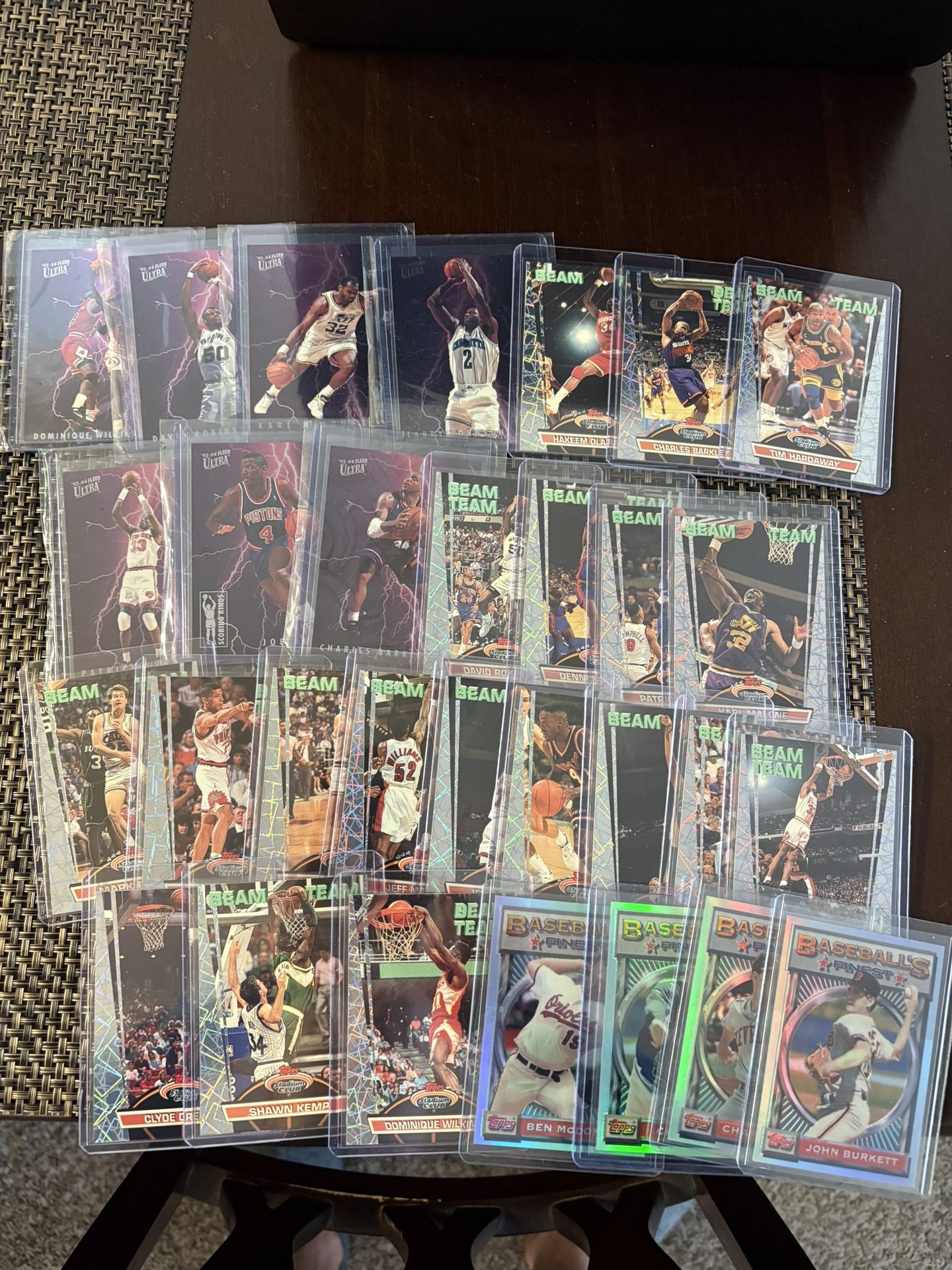 Sports cards lot  inserts /baseball refractors !! No jordan or Shaq
