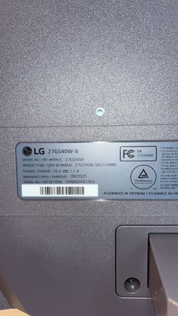 LG” UltraGear 27 inch FHD display with 165Hz refresh rate