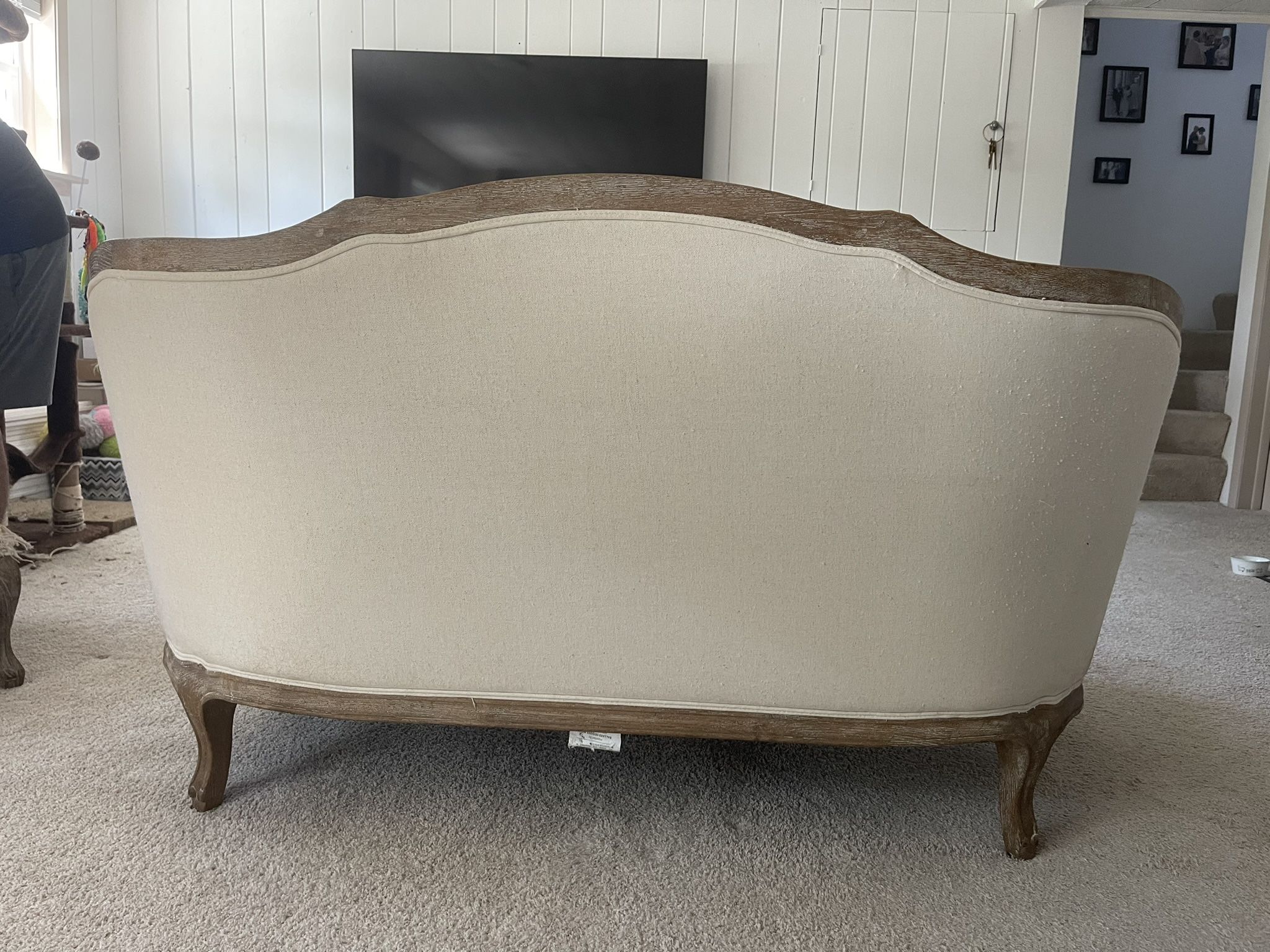 French Sofa And Chair From Restoration Hardware.
