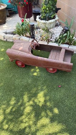 Vintage Metal Pedal Car Truck