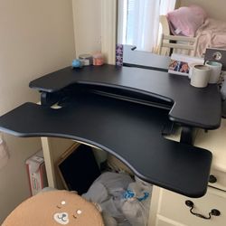 Desk - Standing Desk Varidesk Pro Plus 36 Inches  Height Adjustable 