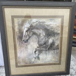 Gorgeous Beautifully Framed Horse Photo With High End matting And frame