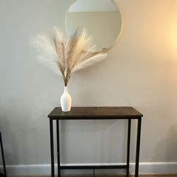 Console Table With A Wall Mirror 20” 