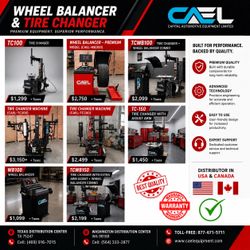 CAEL Tire Changers & Wheel Balancers – Complete Tire Service Solutions