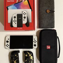 Nintendo Switch OLED + Extra Controller and other accessories